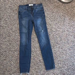 Pacsun Medium Wash Ankle Cut Jeans